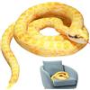 Shenrongtong Peluche serpente, animale di serpente,Peluche serpente ultra morbido da 110 cm per bambini | Peluche di peluche, giocattoli realistici Boa Constrictor per tutte le età Bambini Ragazze