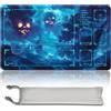 MilkPlaymat Tappetino da gioco MTG - 60cm x 35cm, arte originale, tappetino da gioco TCG antiscivolo con base in gomma e bordi cuciti, Commander TCG arrotolabile e pieghevole tappetino per carte (with Zone, mtg48
