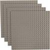 Q-Bricks Confezione da 4pz. Base 20X20 borchie Grigio Pietra 280