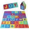 ALPIDEX Tappeto Gioco Puzzle Bambini 36 Pezzi Tappetino Neonato Morbido Gomma EVA Numeri Lettere Bimbi Neonati, Colore:Colorato