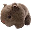 TOPLITHE Simpatico Peluche Wombat, Tenero Peluche Wombat Morbidi Animali Di Peluche Regali for Bambini Ragazzi Ragazze Compleanno Natale(Brown,18CM/7IN)