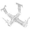 Amagogo Supporto per Modelli di Aeromobili, Supporto per Modelli di Hobby, Trasparente, Pratico, Stabile, Multiuso, Acrilico, per Casa, Dormitorio, Adulti, 32cmx29.9cm
