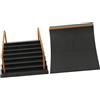 MUSISALY Set 2 Pezzi Skateboard Park Props in Plastica Nera per Fingerboard
