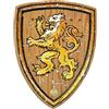 Liontouch - Scudo WoodyLion per Bambini, età 3+ | Giocattolo in Gommapiuma con Simil Legno per Giochi all'Aperto | Accessorio da Battaglia Sicuro e Resistente per Costumi e Travestimenti da Ragazzi