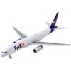 GeminiJets Boeing 757-200SF FedEx N921FD 1:400 - Modellino di aereo in metallo, 12 cm x 9,7 cm x 3,3 cm, per adulti, collezionisti, appassionati