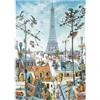 MyPuzzle.com MyPuzzle Torre Eiffel - Jean-Jacques Loup - Cartoni Animati Classici - Premium 1000 Pezzi Puzzle - MyPuzzle Collezione speciale di Heye Puzzle