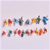 SMZhomeone 100Pcs Figure Dipinte Scala 1:100 Figure Dipinte Modello Persone Passeggeri Tutti Seduti Per Il Modello Treno Scene HO Scala