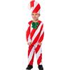 NaLatia Costume Bastoncino Di Natale Zucchero Bambino, Costume Candy Cane Bambino, Candy Cane Natale, Vestito Natalizio