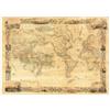 Bristlegrass Puzzle per adulti 1000 pezzi - Mappa del mondo vintage 1855 -| Puzzle | Puzzle da 1000 pezzi per adulti | Puzzle in legno stile antico per appassionati di storia e amanti della