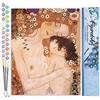 Figured'Art Dipingere con i Numeri - Paint by Numbers Madre E Figlio, Passatempo per Adulti, Kit Completo, Hobby Creativi - Quadri fai da te 40x50cm senza cornice