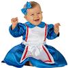 Funidelia | Costume da Alice per bebè per neonati Alice in Wonderland - Costume per neonati e accessori per Feste, Carnevale e Halloween - Taglia 0-6 mesi - Azzurro/Blu