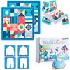 JJKTO Tailor Master Game, Gioco Da Tavolo Interattivo Di Battaglia Con Abbinamento Grafico Dei Colori Per La Famiglia,Gioco Da Tavolo Con Abbinamento Di Forme Giochi Da Tavolo