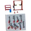 TTETTZ Accessori per Diorama in Scala 1/64 con Sollevatore per Auto E Strumenti di Manutenzione