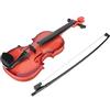 Naroote Corda Regolabile Giocattolo Musicale per Violino per Bambini Sviluppa Pratica Strumentale per L'intrattenimento dei Bambini ABS 15,4 X 5,3 X 2,2 Pollici (Marrone chiaro)