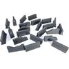 LM3D 24 Barriere Jersey Scenografia per Wargames e Miniature Sci-Fi e militare - 28 mm/32 mm - Stampato in 3D