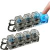 Generico 2 Pezzi Tastiera Fidget Toy Led, Tastiera Antistress Luminosa Giocattolo Fidget Bambini Adulti, Clicker Tastieras Meccanica Trasparente Per Ufficio Scuola Viaggi, Allevia Stress E Rilassa Mente Corpo