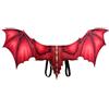 Unbekannt 3D Halloween Cosplay Ali Drago Ala Mardi Gras Dragon Costume Vestiti (rosso)