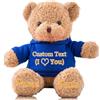JABECODIFA Orso di Peluche Personalizzato con Testo Foto Personalizzato, Orsacchiotto Peluche come Regalo Personalizzato per Donne Uomini a San Valentino, Regali Anniversario, Regali di Natale (30cm)