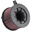 K&N - Filtro dell'aria di ricambio per A4 170/190hp (8W/B9) / A5 190hp (F5) 2.0 TFSi 2015-2018 (E-0647)