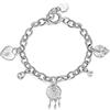 Brosway Bracciale Donna in Acciaio e Cristalli con Simbolo Acchiappasogni/cuore | Collezione Chakra - BHKB117
