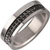Breil, Collezione Joint, Anello Uomo in Acciaio Colorato Satinato, Idee Regalo Uomo