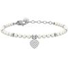 KIDULT - Bracciale Donna - Bracciale con perle e cuore - 732334