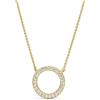 Pandora 367121CZ-45 - Collana da donna con ciondolo in argento placcato oro
