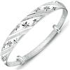 dvkGKLVq Braccialetti dell'amicizia, Braccialetti d'Argento, Bracciale Rigido Regolabile in Argento 925 da Donna, Braccialetto con Stelle, Gioielli in Argento
