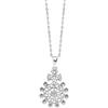 TALISMAN JEWELLERY Ciondolo Rosario in Argento 925 con Filigrana - Eguzkilore, Fiore Basca (18 MM x 26 MM), 18 MM x 26 MM, Argento sterling, Non Applicabile