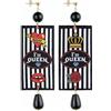 IN Lebole Collezione The Tag Queen Orecchini da Donna in Ottone Pietra Nera