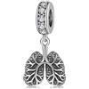 Magic Charms Ciondolo serpente europeo anatomico gotico in argento sterling 925 per collana braccialetto per regalo da donna