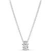 PANDORA Timeless Collier brillante rotondo e quadrato in argento Sterling con zirconi cubici trasparenti, Collana