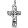 Inmaculada Romero IR Ciondolo Croce del Buon Pastore di Papa Francesco in argento Sterling 925, 39 mm