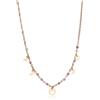 S'Agapõ Collana Girocollo Donna, Collana Donna in Acciaio e Pietre Naturali con Simbolo Stella | Collezione Haiti - SHT05