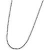 MARLU' COLLANA CON EMATITE SFACCETTATA E LISCIA ACCIAIO INOSSIDABILE UOMO/DONNA UNISEX 1CO0046-E