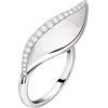 Morellato Anello Donna Collezione Foglia Zirconia Argento 925 - SAKH38014, Estándar, Nessun tipo di materiale, Nessuna pietra preziosa