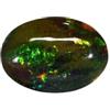 HARSHALI GEMS 3,30 carati pietra preziosa sciolta colore nero australiano opale con fuoco multicolore per anello ciondolo e braccialetto pietra naturale non trattata per unisex originale certificato,