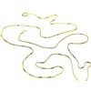 PEGASO GIOIELLI - Collana Oro Giallo 18kt (750) Catenina Veneta Singola Donna Ragazza