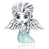 NewL Charm in argento Sterling 925 con fatina di neve per braccialetto placcato argento originale platino gioielli fai da te