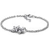 PANDORA Timeless Bracciale Herbarium Cluster in argento Sterling con zirconia cubica trasparente, 20