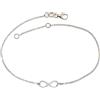 Generic BRACCIALE DA DONNA INFINITO IN ORO BIANCO 18 KT