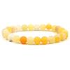 Wycian Bracciale in cristallo di rocca pietra naturale, bracciale in cristallo bianco con perle di ossido di zirconio, pietra naturale pattinata, 19 x 8 mm, pietra naturale, 1 pz, 19CMx8MM, Zirconia