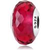 LES FOLIES DI PAOLA GRIECO Charm Murrina Vetro Murano Rosso in argento 925 - Les Folies per Pandora