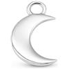 LES FOLIES DI PAOLA GRIECO Ciondolo pendente Luna Grande in argento 925 - Collezione Hoops