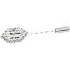 Fashionitalian Spilla per Cravatta Strass Ovale da Uomo Sposo Polsini E SPILLI per Cravatte Ascot Plastron Made in Italy