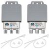 HB-DIGITAL DiseqC - Interruttore con protezione dalle intemperie, Full HDTV 3D 4K UHD