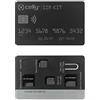 Celly Kit Universale di Adattatori per Schede SIM con Clip, Nero