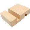 Vgvgaj Supporto per telefono cellulare in legno, supporto per smartphone in legno naturale per ufficio,stand per telefono cellulare a doppio uso comodino, casa e ufficio.