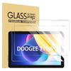 GIOPUEY [2 Pezzi Vetro Temperato Compatibile con DOOGEE T10W, Vetro ad Alta Trasmittanza, Resistente ai Graffi, Cover Compatibile, Pellicola Prottetiva per DOOGEE T10W