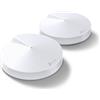 TP-Link Deco M5 WiFi Mesh - Pacchetto da 2 Unità Fino a 350 ㎡, AC1300, per Case su 2, Velocità Dual-Band 1267Mbps, Sostituisci Router Tradizionali e WiFi Extender, Compatibile Alexa